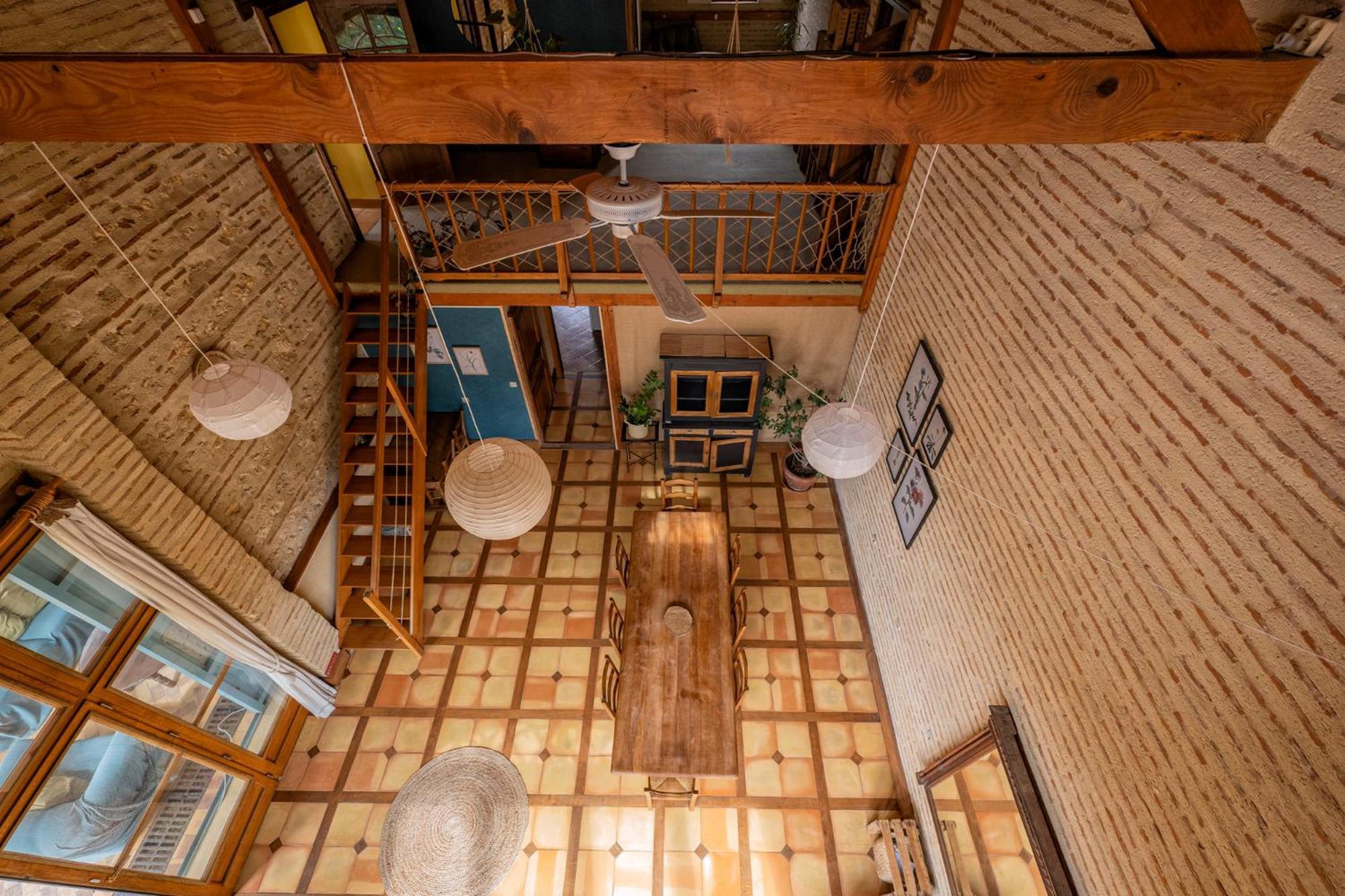 La Maison De L'Ecolieu Du Turc - Piscine Partagee Le Mas-dʼAgenais 외부 사진