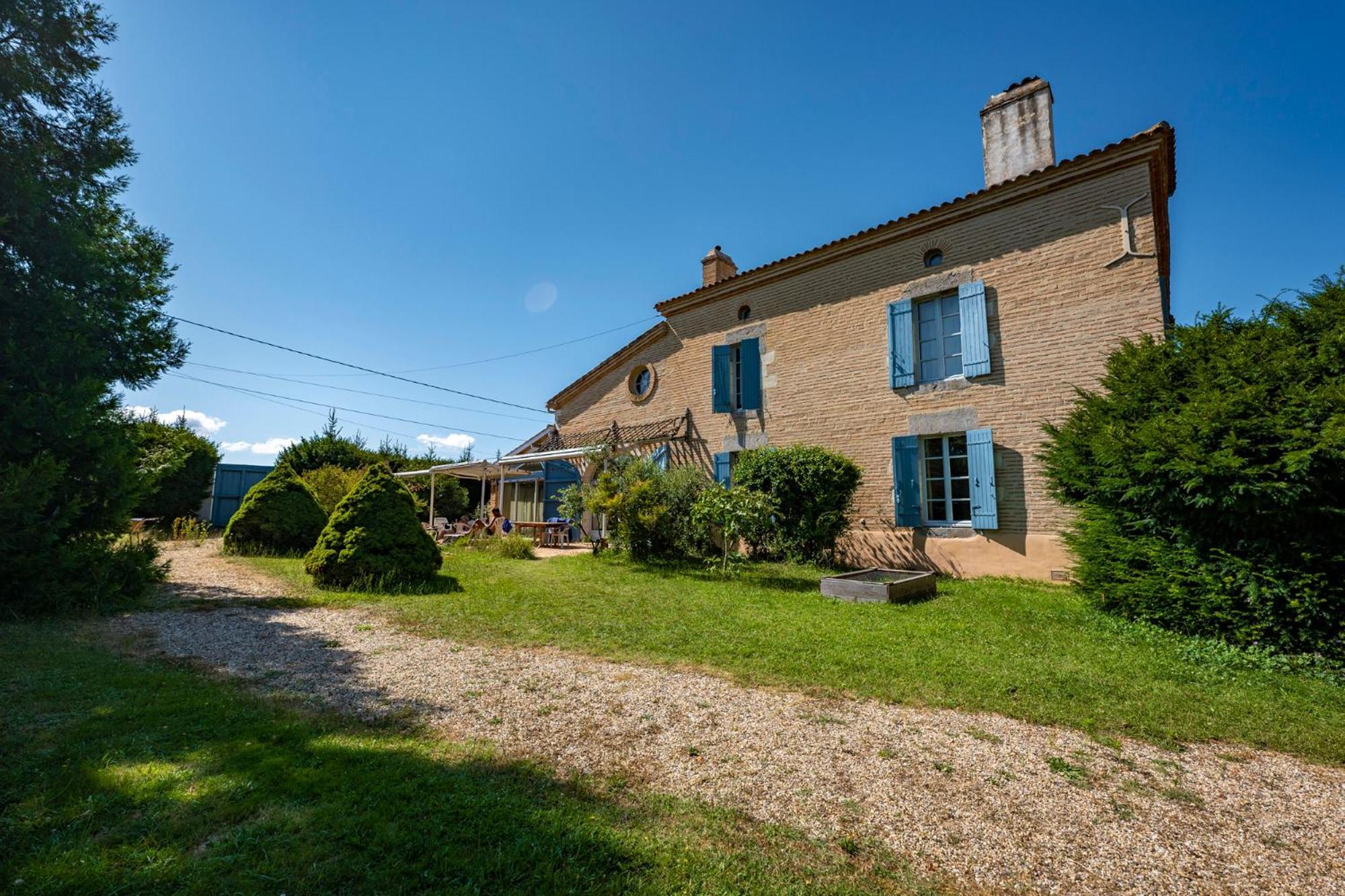 La Maison De L'Ecolieu Du Turc - Piscine Partagee Le Mas-dʼAgenais 외부 사진